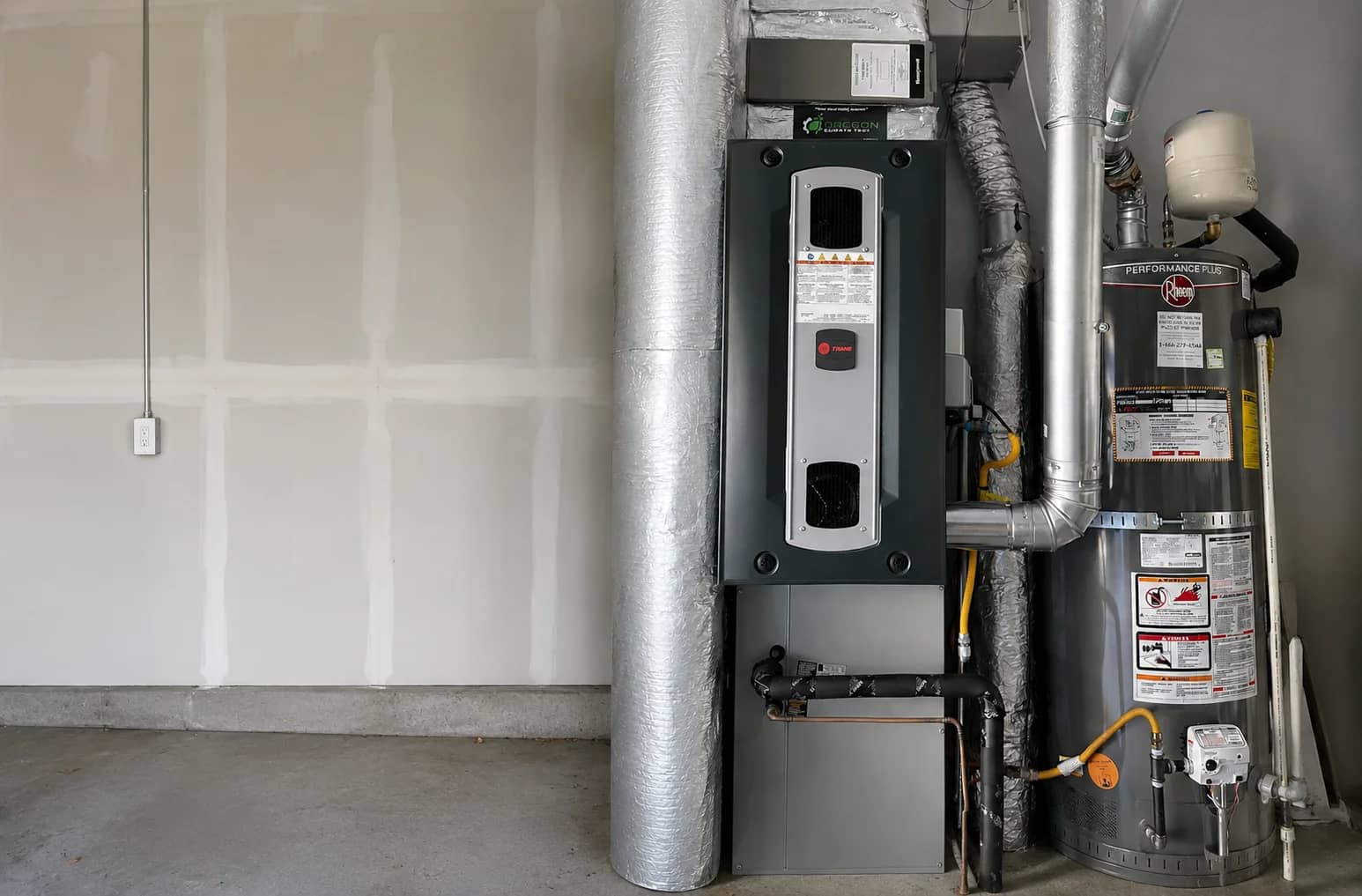 A high-efficiency furnace installed by Durfee in a Cape Cod home.