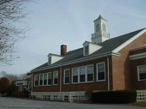 Mashpee Town Hall in Mashpee, Massachusetts