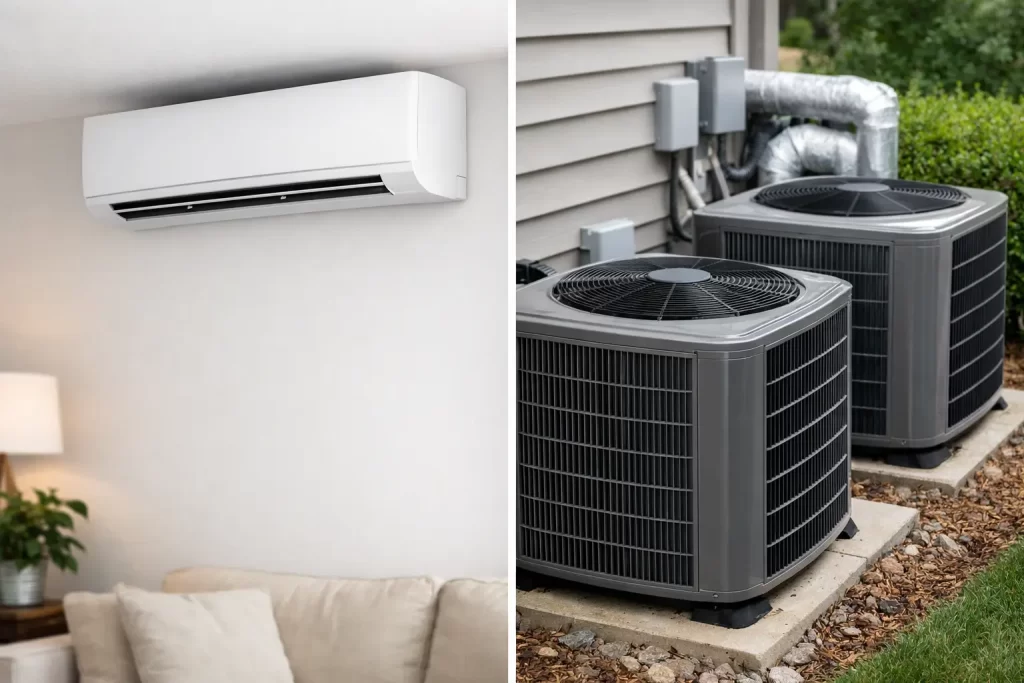 Ductless Mini Split vs Central Air